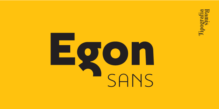 Schriftart Egon Sans